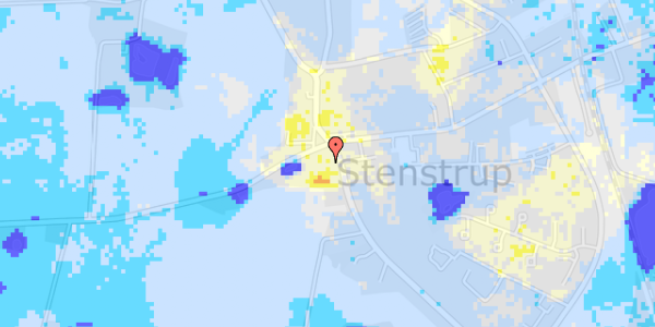 Ekstrem regn på Assensvej 217B