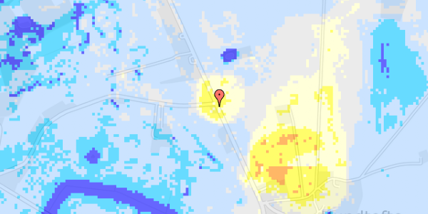 Ekstrem regn på Assensvej 285