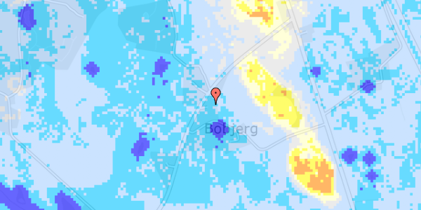 Ekstrem regn på Bobjergvej 34