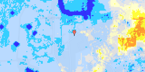 Ekstrem regn på Gammel Sognevej 5