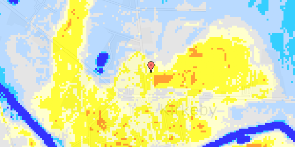 Ekstrem regn på Gemalvej 8