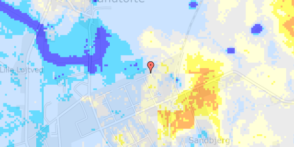 Ekstrem regn på Hasselvænget 40