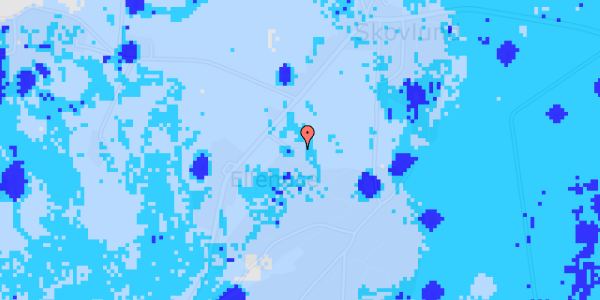 Ekstrem regn på Hundstrupvej 43