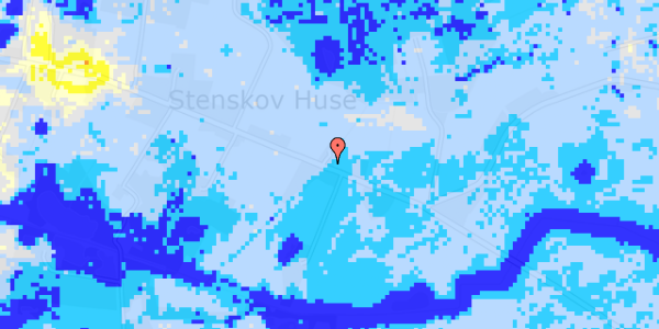 Ekstrem regn på Løgeskov 20