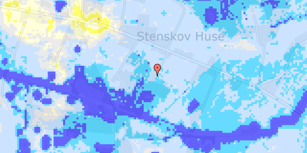 Ekstrem regn på Løgeskov 21