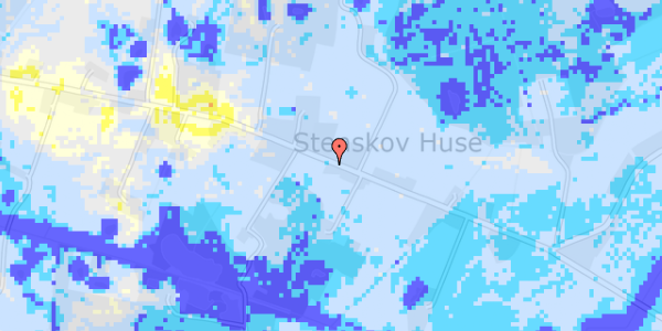 Ekstrem regn på Løgeskov 25