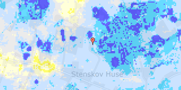 Ekstrem regn på Løgeskov 28