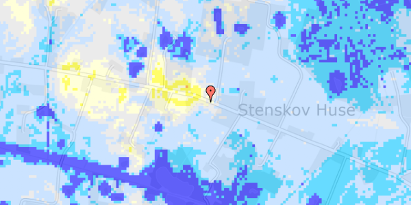 Ekstrem regn på Løgeskov 31