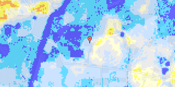 Ekstrem regn på Løgeskov 86