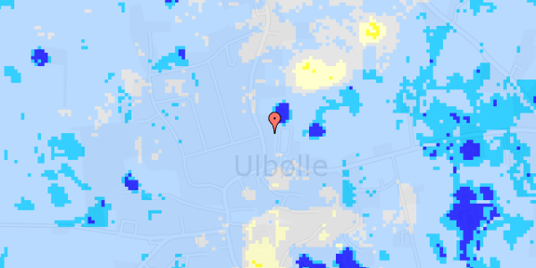 Ekstrem regn på Møllevej 33