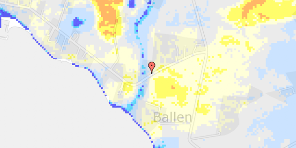 Ekstrem regn på Strandvej 95