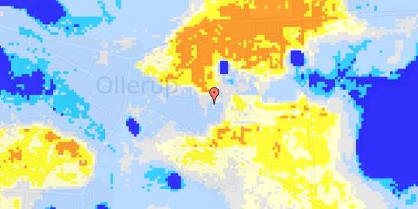 Ekstrem regn på Toften 1A