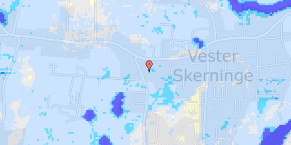 Ekstrem regn på Vestre Stationsvej 1