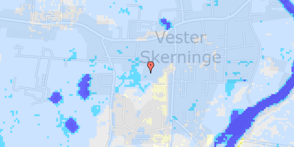 Ekstrem regn på Vestre Stationsvej 14