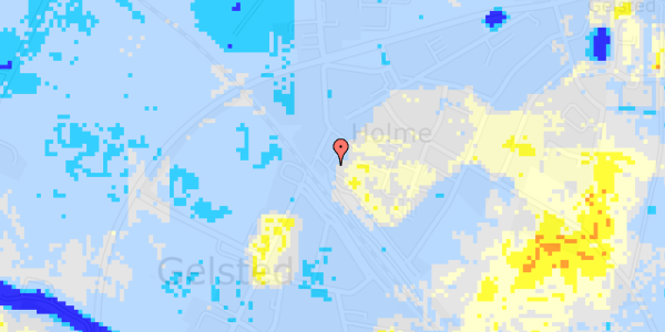 Ekstrem regn på Birkehøjvej 1