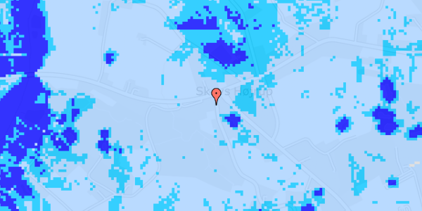 Ekstrem regn på Elmegårdsvej 30