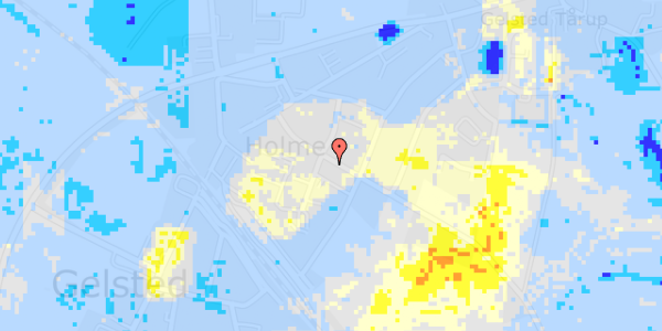 Ekstrem regn på Grønnegade 13