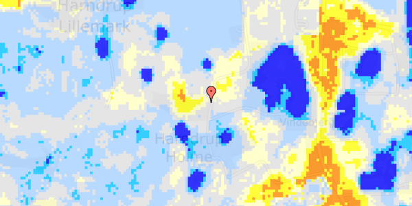 Ekstrem regn på Harndrup Holme 11