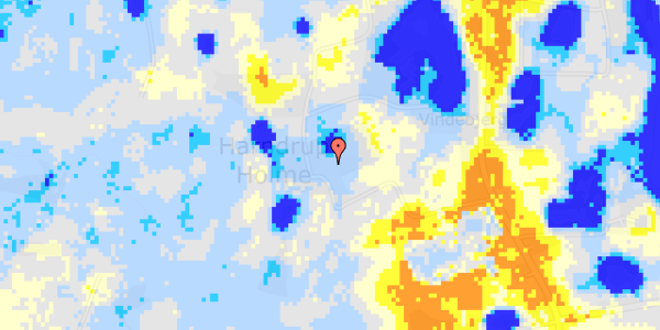 Ekstrem regn på Harndrup Holme 14