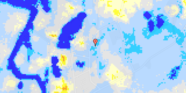 Ekstrem regn på Hjortebjergvej 30