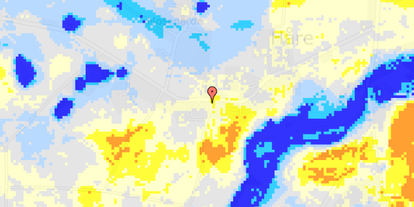 Ekstrem regn på Hovvej 28