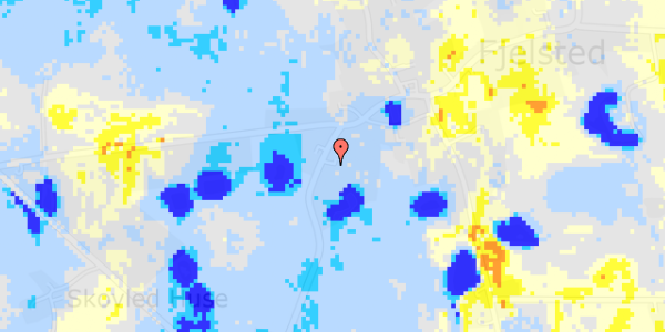 Ekstrem regn på Hønnerupvej 117