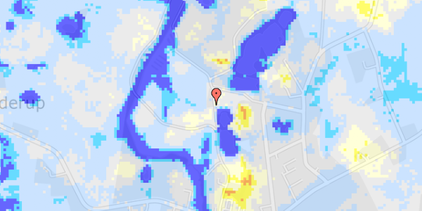 Ekstrem regn på Sandhøjsvej 5