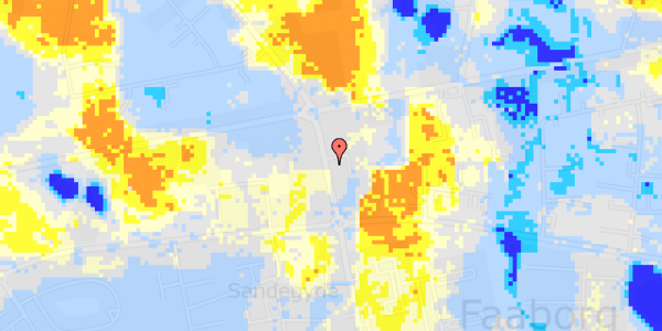 Ekstrem regn på Assensvej 102