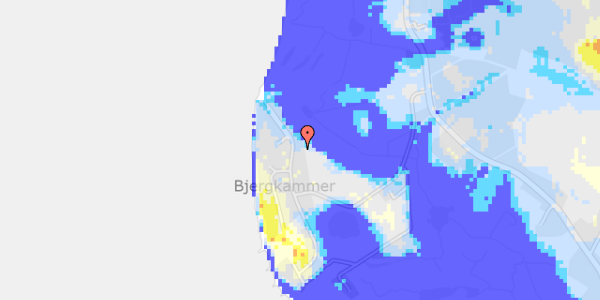 Ekstrem regn på Bjerghammer 34