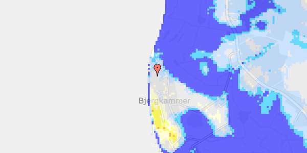 Ekstrem regn på Bjerghammer 37