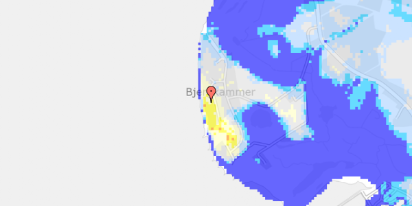 Ekstrem regn på Bjerghammer 52