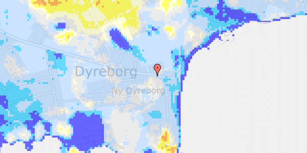 Ekstrem regn på Dyreborgvej 18