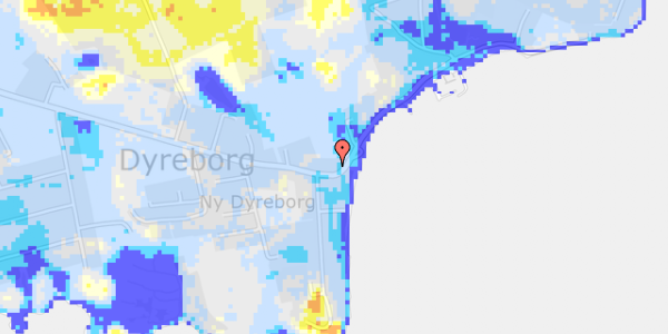 Ekstrem regn på Dyreborgvej 51