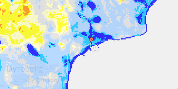 Ekstrem regn på Dyreborgvej 69