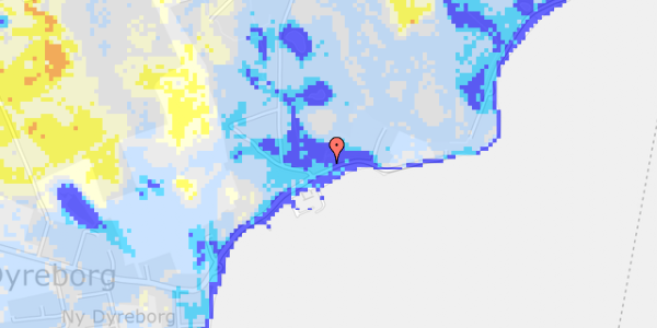 Ekstrem regn på Dyreborgvej 83