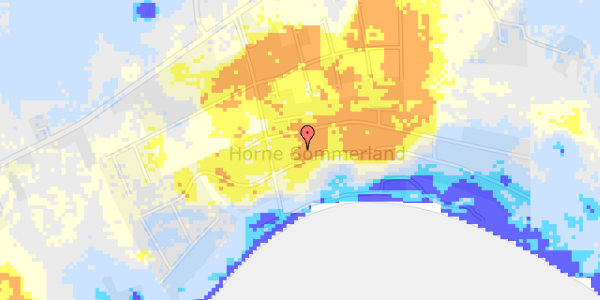 Ekstrem regn på Egholmvej 7