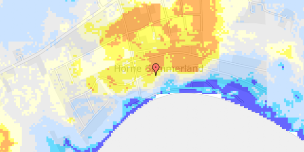 Ekstrem regn på Egholmvej 10