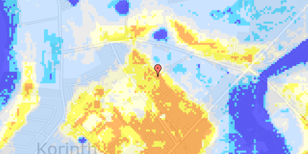 Ekstrem regn på Flidsager 8