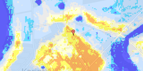 Ekstrem regn på Flidsager 15