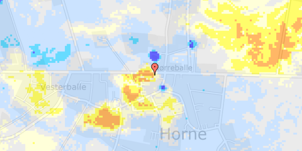 Ekstrem regn på Hornelandevej 29