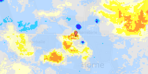 Ekstrem regn på Hornelandevej 33