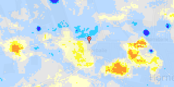 Ekstrem regn på Hornelandevej 73