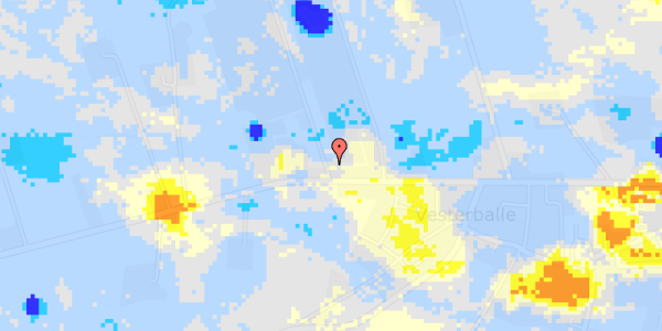 Ekstrem regn på Hornelandevej 86