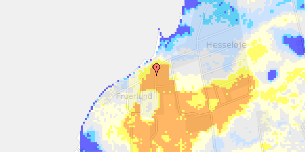 Ekstrem regn på Horsehoved 16