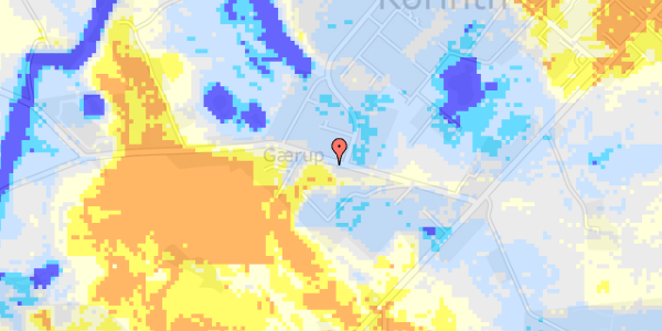 Ekstrem regn på Immerkærvej 23