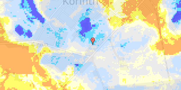 Ekstrem regn på Immerkærvænget 17