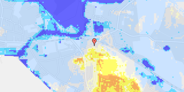 Ekstrem regn på Kalekovej 36