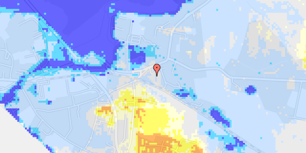 Ekstrem regn på Kalekovej 62, 1. th