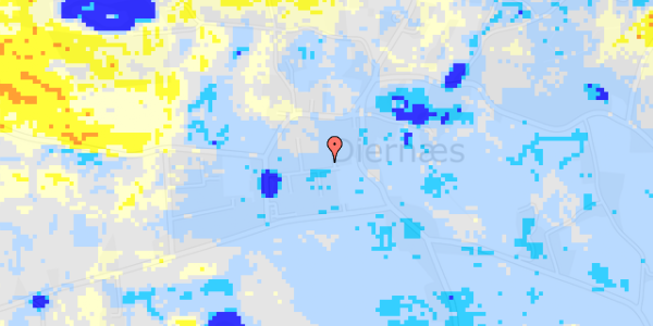 Ekstrem regn på Kirketoften 19