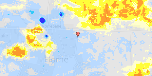 Ekstrem regn på Kirkevej 8